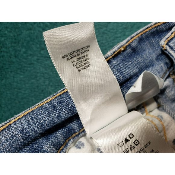 Lucky Brand Jeans Size 4 Womens Blue Stretch Pants Mid Rise Sienna Cigarette - Picture 4 of 13